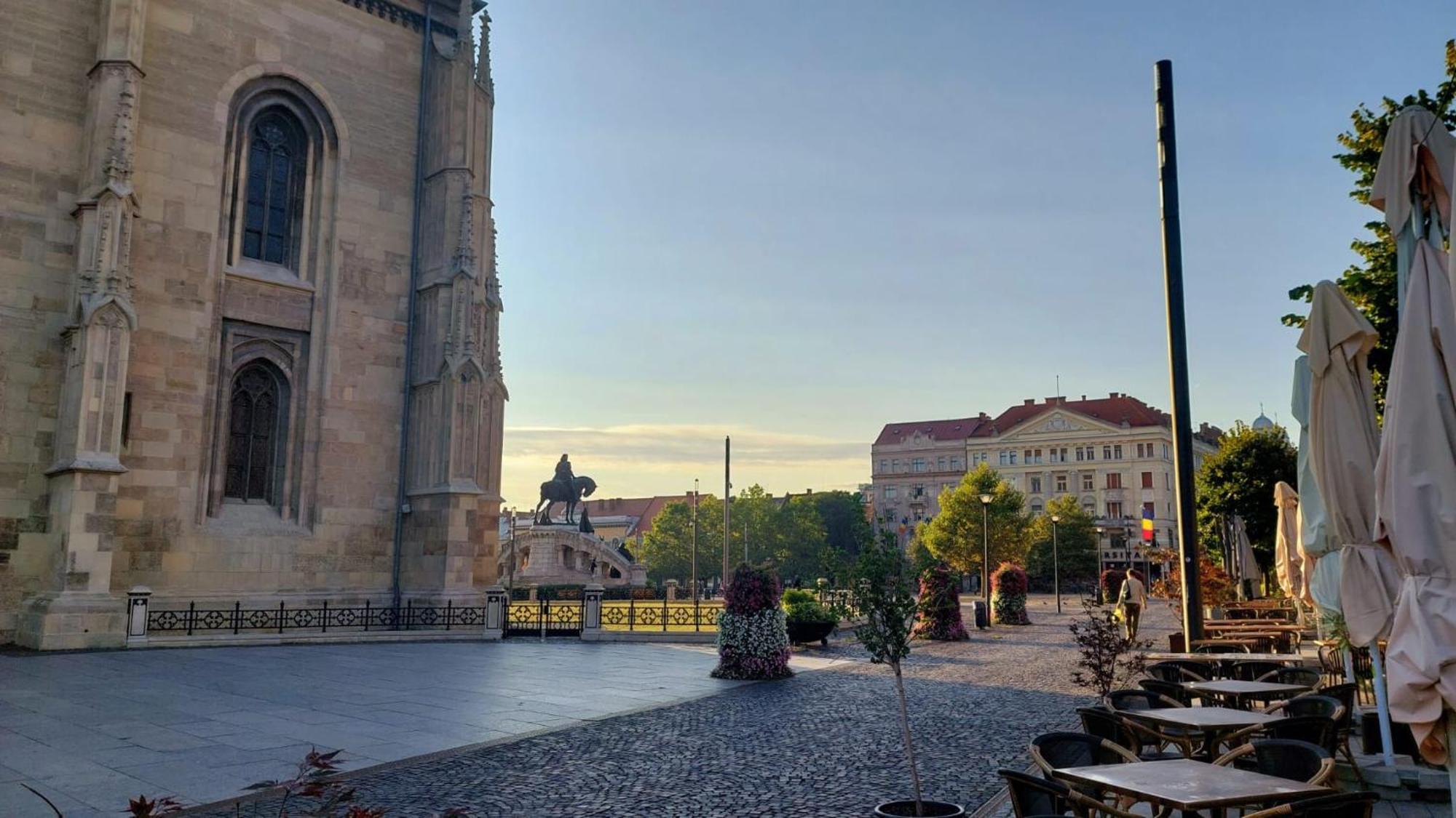 Apartament De Lux Central, P-Ta Matei Corvin Kluž Exteriér fotografie